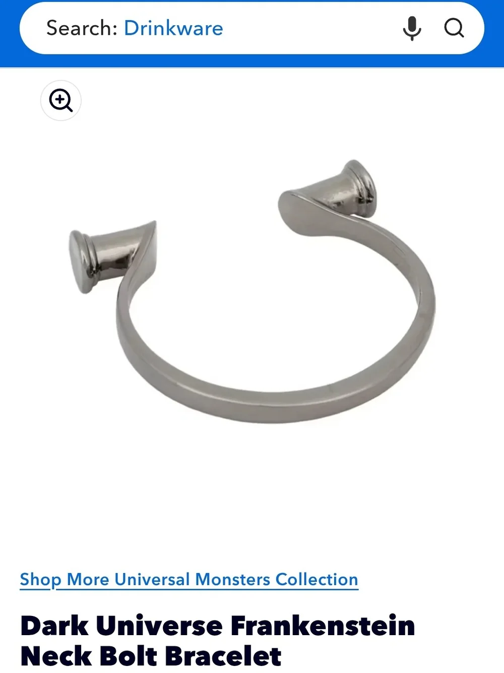 Dark Universe Frankenstein Neck Bolt Bracelet